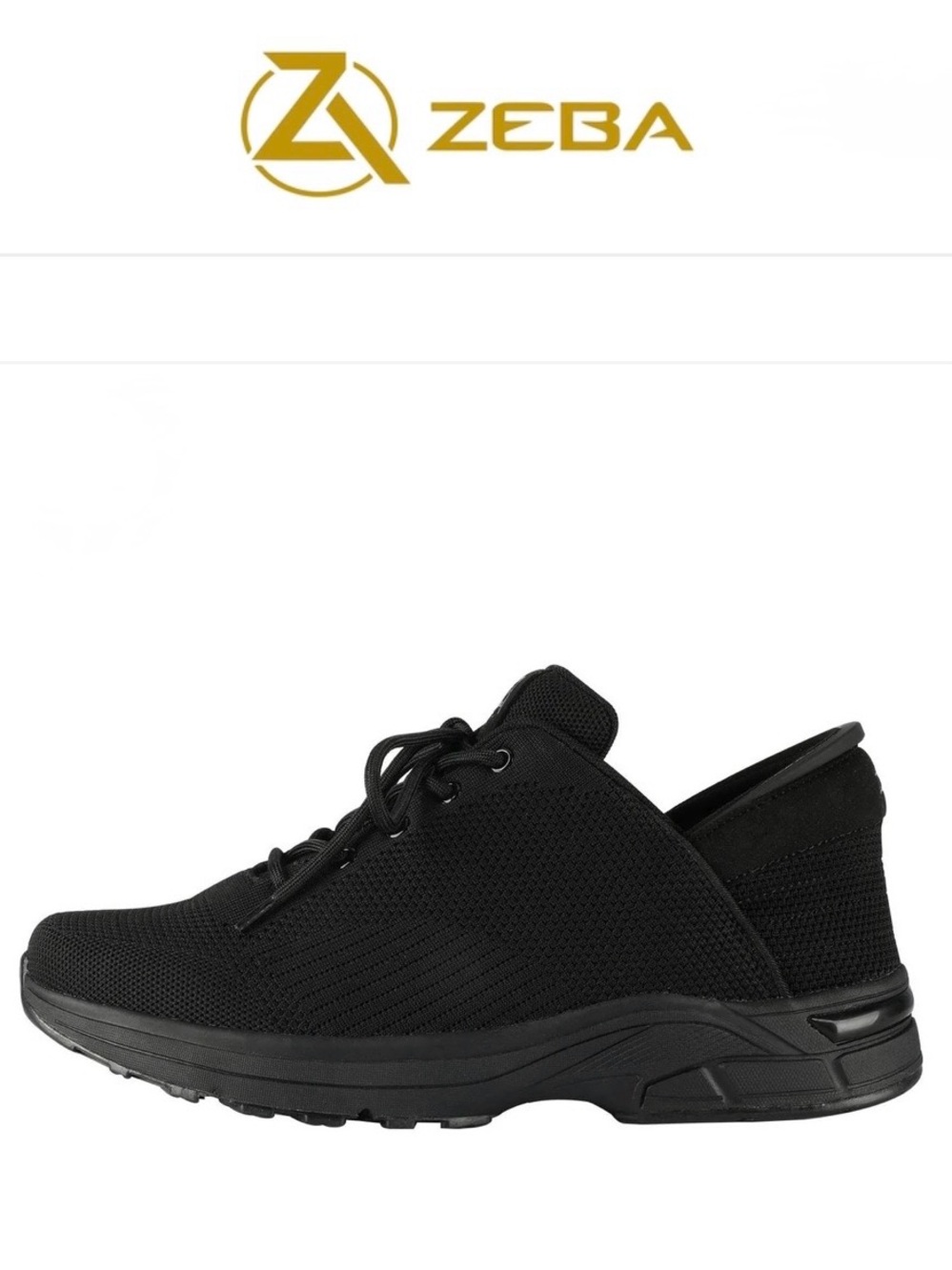 Men's Zeba Black Shoes